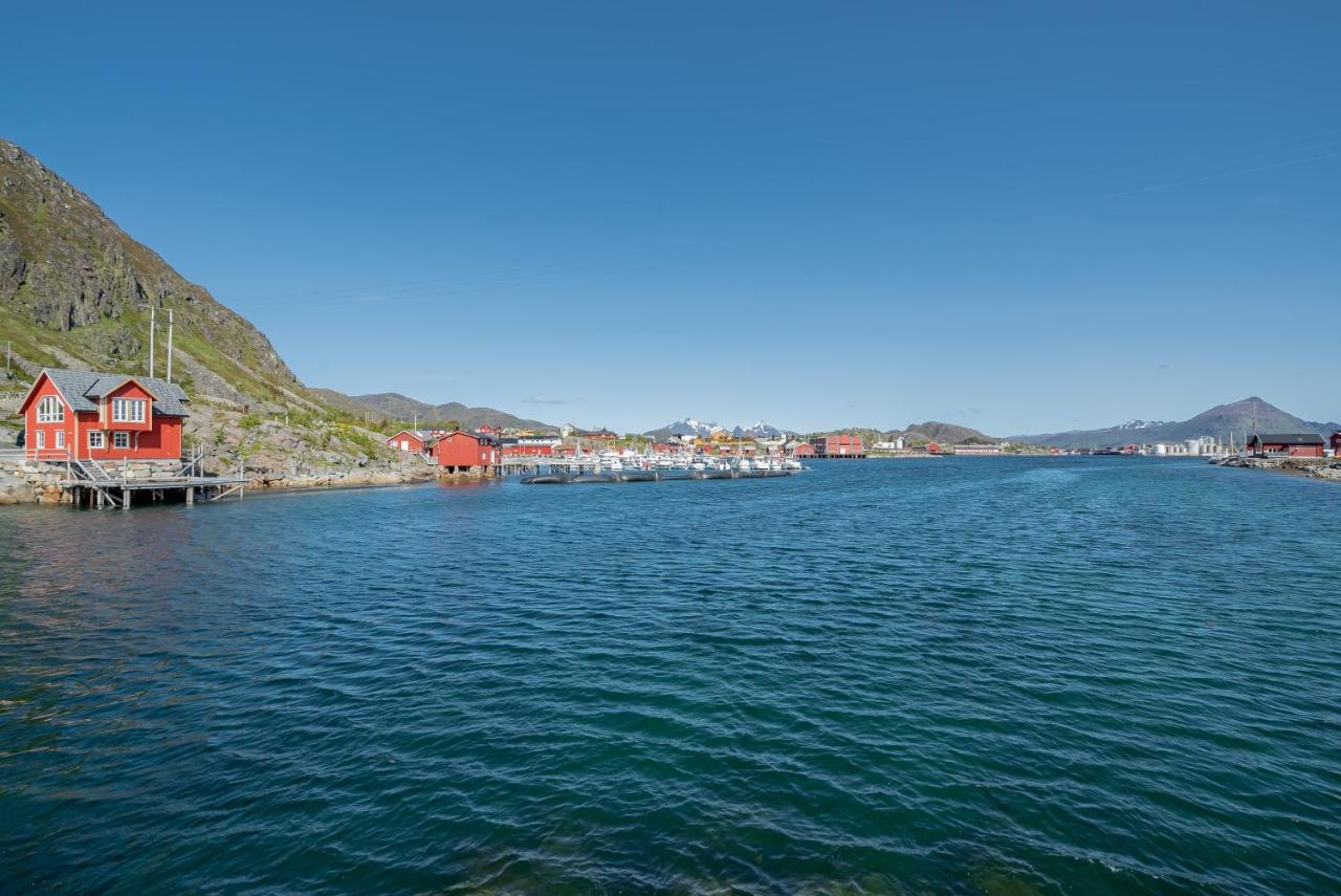 Seafront New Cabin In Lofoten Ballstad Exterior photo